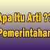 Pengertian Pemerintahan